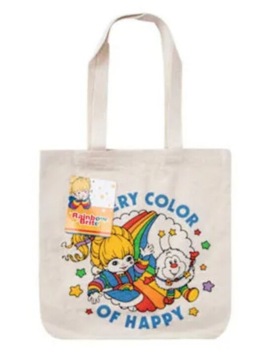 Rainbow Brite Handbags - Rainbow Brite 'Every Color of Happy' 🌈 Canvas Tote Bag